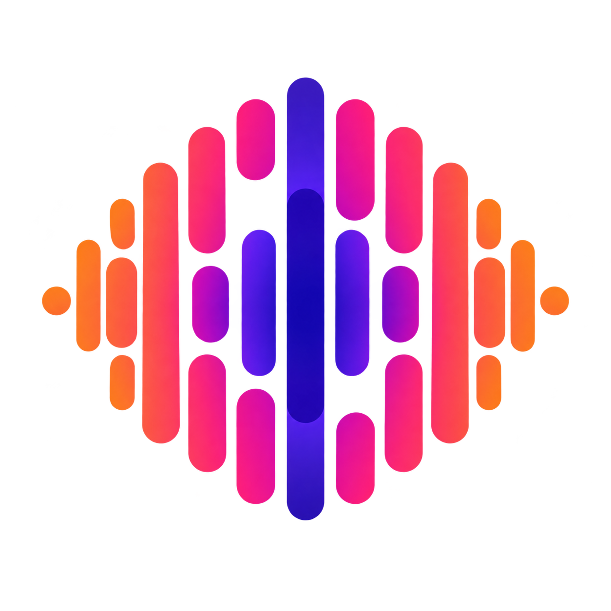 Pulse colorful logo concept